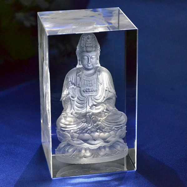 3D Crystal Laser  Guanyin DY-ND8009