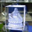 3D Photo Crystal Cube  Maitreya Buddha DY-ND8010