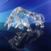 Sculptures Crystal Rising Bull DY-DK8004